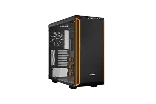PC-Gehäuse be quiet! Pure Base 600 Window Gehäuse orange
