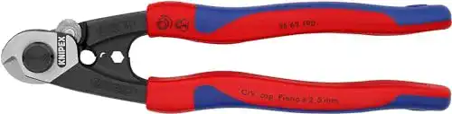 Bowdenzugschneider Knipex Drahtseilschere geschmiedet