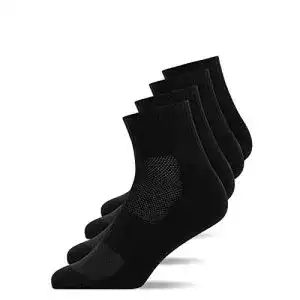 Snocks-Socken Snocks Mittelhohe Laufsocken, 4 Paar