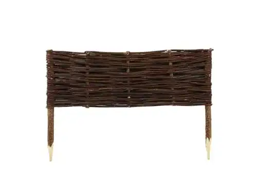 Flechtzaun Damian-Wiklina Weiden Palisaden, 20 cm hoch
