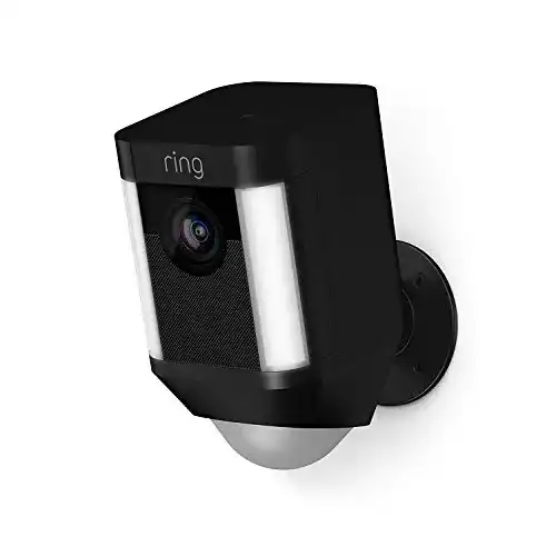 Außenleuchte mit Kamera Ring Spotlight Cam Battery LED Licht
