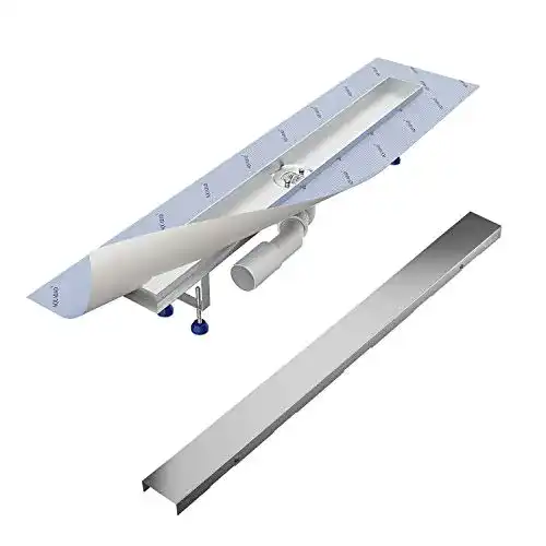 Duschrinne Aquabad Komplett-SET – 90 cm ® SDS Pro Edelstahl