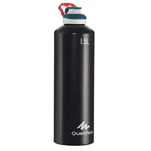 Alu-Trinkflasche Quechua Trinkflasche 500 Schnellverschluss 1,5 Liter