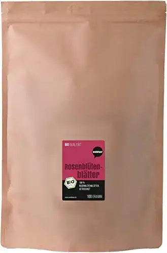 Rosenblütentee Wohltuer Bio Rosenblütenblätter Tee 100g