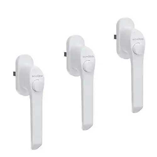 Die beste Fenstergriffe mit Druckknopf Schüco 3er PACK mit Sperrtaste 2026 Test Bestseller Fenstergriffe mit Druckknopf Schüco 3er PACK mit Sperrtaste