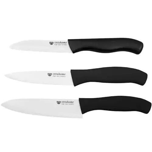 Gräwe-Messer GRÄWE Keramikmesser Set, Scharf, 3er Pack
