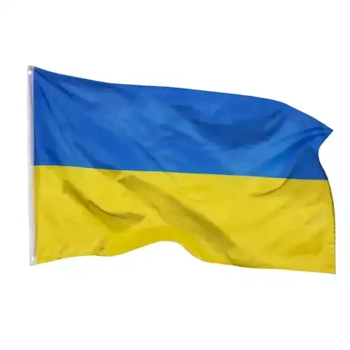 Ukraine-Flagge Aricona Ukraine Flagge 90 x 150 cm Messing-Ösen