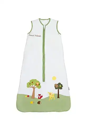 Sommerschlafsack Baby schlummersack, ungefüttert, Waldtiere