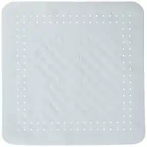 Duschmatte Meusch Cubic Kosmetikeimer, PVC, Grau