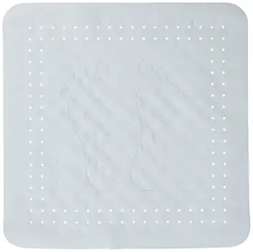 Duschmatte Meusch Cubic Kosmetikeimer, PVC, Grau