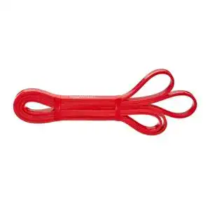 Power Band Amazon Basics Fitnessband, Widerstandsband, Rot