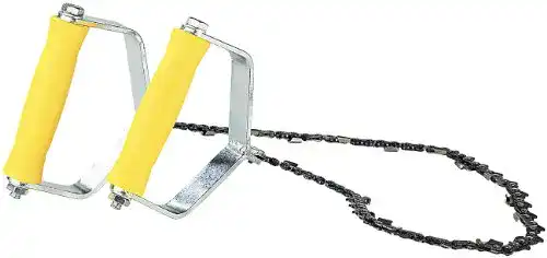 Handkettensäge AGT : Hand-Kettensäge, Metallgriffe, Sägekette