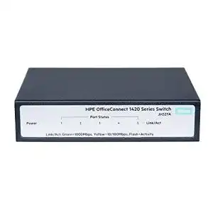 HP-Switch Hewlett Packard HP JH327A Netzwerk-Switches, Grau