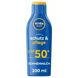 Sonnencreme LSF 50 NIVEA Sun Schutz & Pflege, 50+, 200 ml