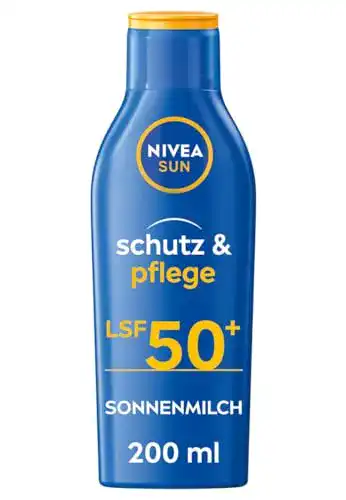 Sonnencreme LSF 50 NIVEA Sun Schutz & Pflege, 50+, 200 ml