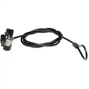 Laptopschloss Manhattan Products 440240, 1,8m, Schwarz