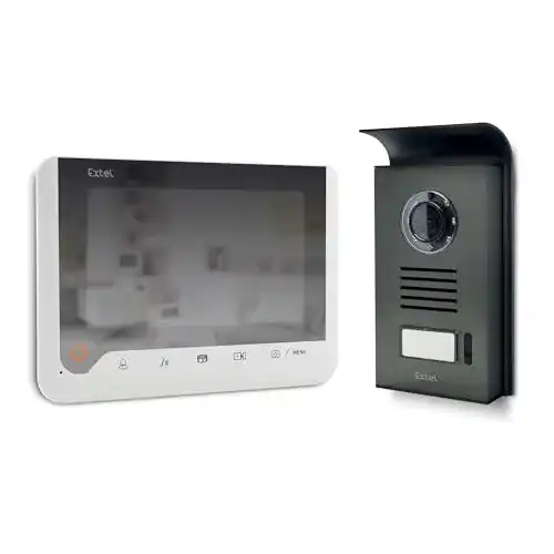 Extel-Türsprechanlage EXTEL Videotelefon Ice, 2-adrig, einfach