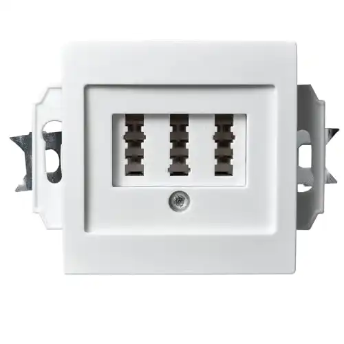 Telefondose MC POWER, TAE-NFN-Anschlussdose FLAIR UP, 3x