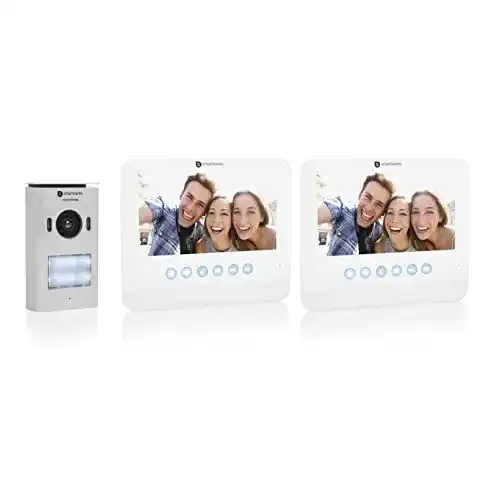 Türsprechanlage 2-Familienhaus Smartwares DIC-22222 720p HD