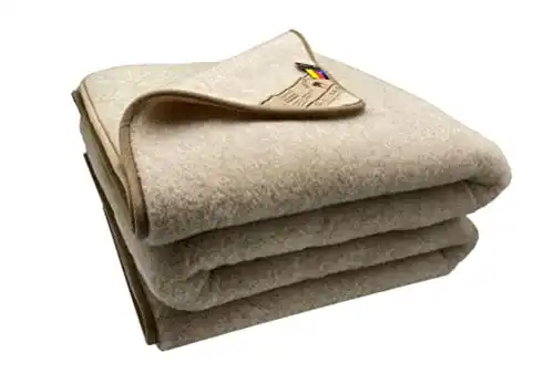 Alpaka-Decke Alpenwolle Wolldecke Lama Alpaca, 140×200