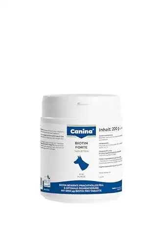 Biotin für Hunde Canina Biotin Forte Tabletten, 200 g
