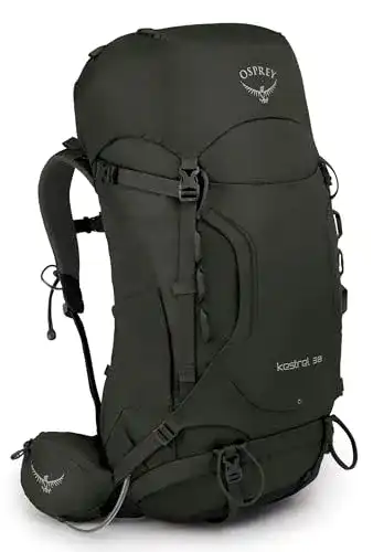Rucksack Osprey Kestrel 38 Trekking für Männer, Picholine Green