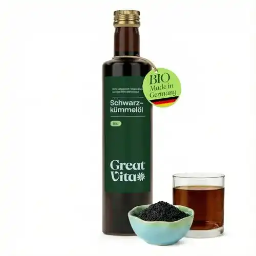 Schwarzkümmelöl bio Mea Vita GreatVita Bio, kaltgepresst, 500ml