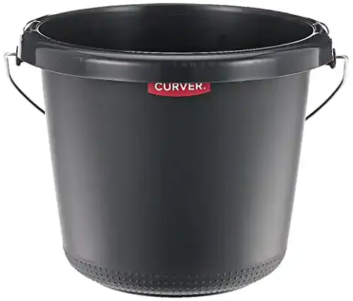 Putzeimer CURVER 228028 Eimer aus Kunststoff mit Metallhenkel
