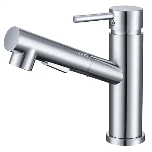 Küchenarmatur ausziehbar HOMELODY, 120° drehbar, Messing