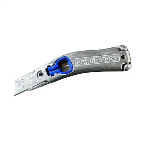 Teppichmesser Delphin ® Universalmesser 2000 inkl. Köcher blau