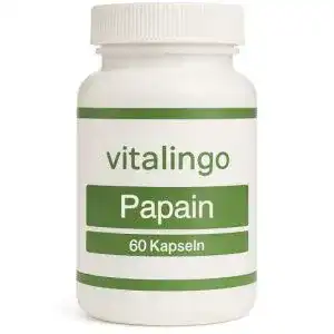 Papain vitalingo Enzym Kapseln, 60 Stück Kapseln à 500mg