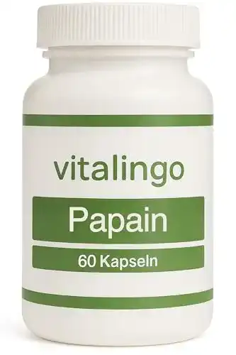 Papain vitalingo Enzym Kapseln, 60 Stück Kapseln à 500mg