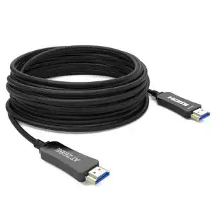 HDMI-Kabel (15m) ATZEBE HDMI 2.0 Glasfaser Kabel, 15m, HDMI
