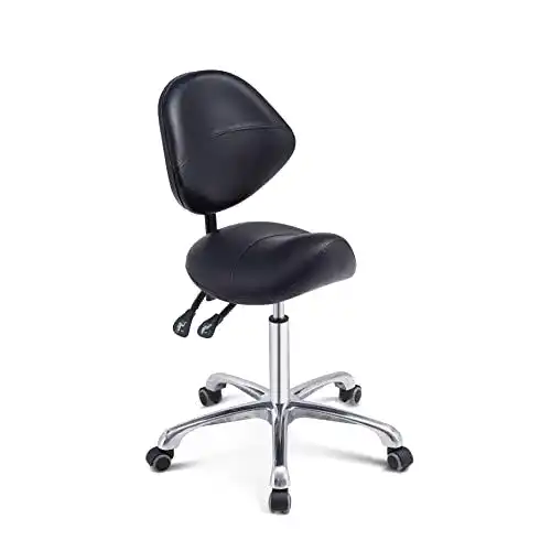 Sattelstuhl Grace&Grace Sattelhocker Sattel Rollhocker Drehhocker