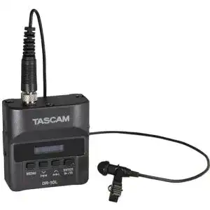 Tascam-Recorder Tascam DR-10L Digital mit Lavalier-Mikrofon