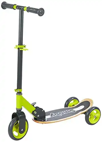 Kinderroller 3 Räder Smoby, Wooden Scooter, höhenverstellbar