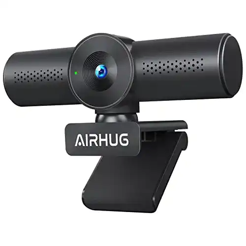 Webcam Weitwinkel AIRHUG 2K Webcam -Full HD 1080P Webcam