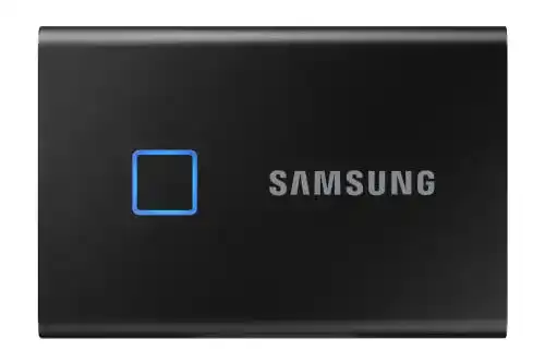 USB-C-Festplatte Samsung T7 Touch Portable SSD 2 TB, USB 3.2