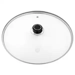 Topfdeckel GRÄWE ® Glasdeckel 32 cm mit Edelstahlring