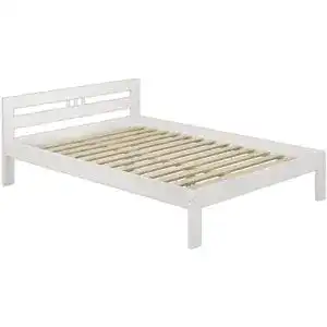 Futonbett 140 x 200 Erst-Holz® Doppelbett Massivholzbett Kiefer
