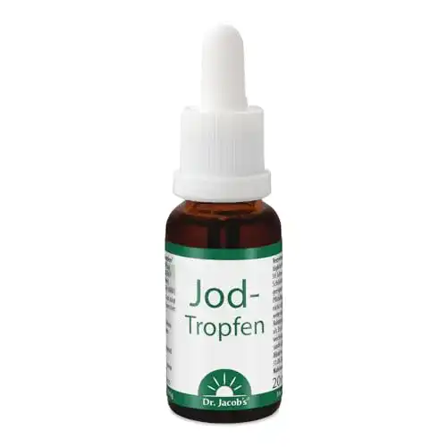 Jod flüssig Dr. Jacob’s Jod-Tropfen I 20 ml, 400 Tropfen à 150 µg