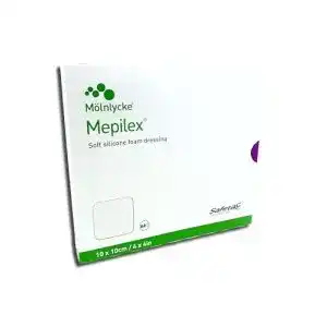 Dekubitus-Pflaster Molnlycke mepilex, 10 x 10 cm, 5er Pack