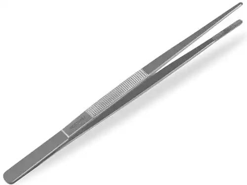 Kochpinzette InstrumenteNrw, Edelstahl Gerade, 35,0 cm