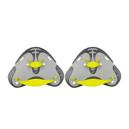 Handpaddel Speedo Unisex Fingerpaddel, Oxid-grau/Limetten-Grün