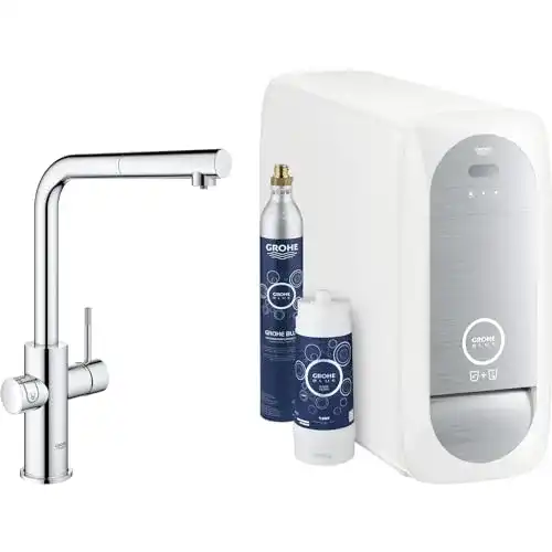 Sodaarmatur Grohe Blue Home Starter Kit, mit Filterfunktion, WiFi