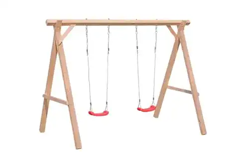 Schaukelgestell Holz Gartenpirat Lärche Typ 1.2 Doppelschaukel