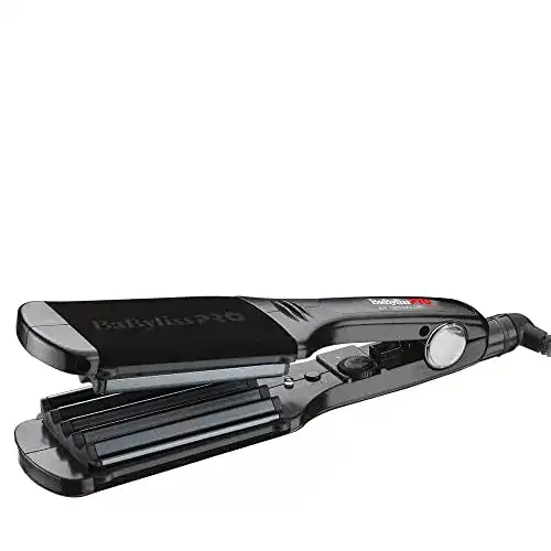 Kreppeisen BaByliss Pro BAB2512EPCE Titanium, breite Heizplatten