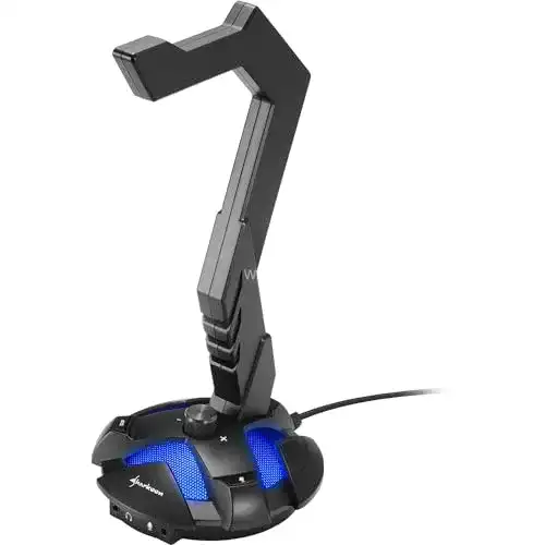 Die beste Kopfhörerständer Sharkoon X-Rest 7.1 Surround Sound 2026 Test Bestseller Kopfhörerständer Sharkoon X-Rest 7.1 Surround Sound