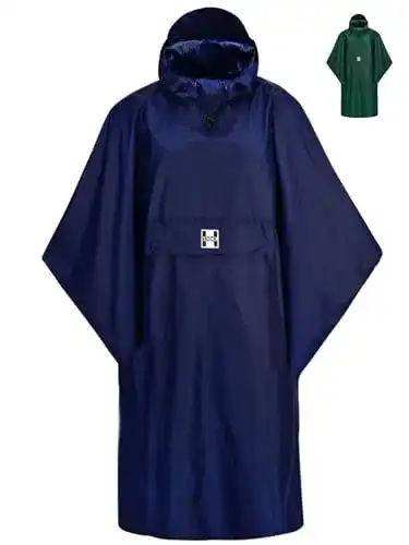 Hock-Regenponcho HOCK Regenponcho Extra Lang mit Kapuze