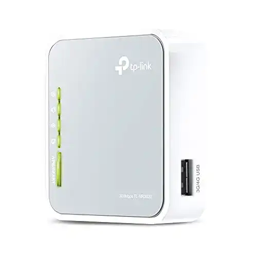 Mini-Router TP-Link TL-MR3020 N300 WLAN Nano mobil